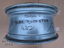Load image into Gallery viewer, 1x Alufelge 17 Zoll 7.0" 5x112 47ET 1T0601025T VW Touran Rim Wheel FEL9532485313og