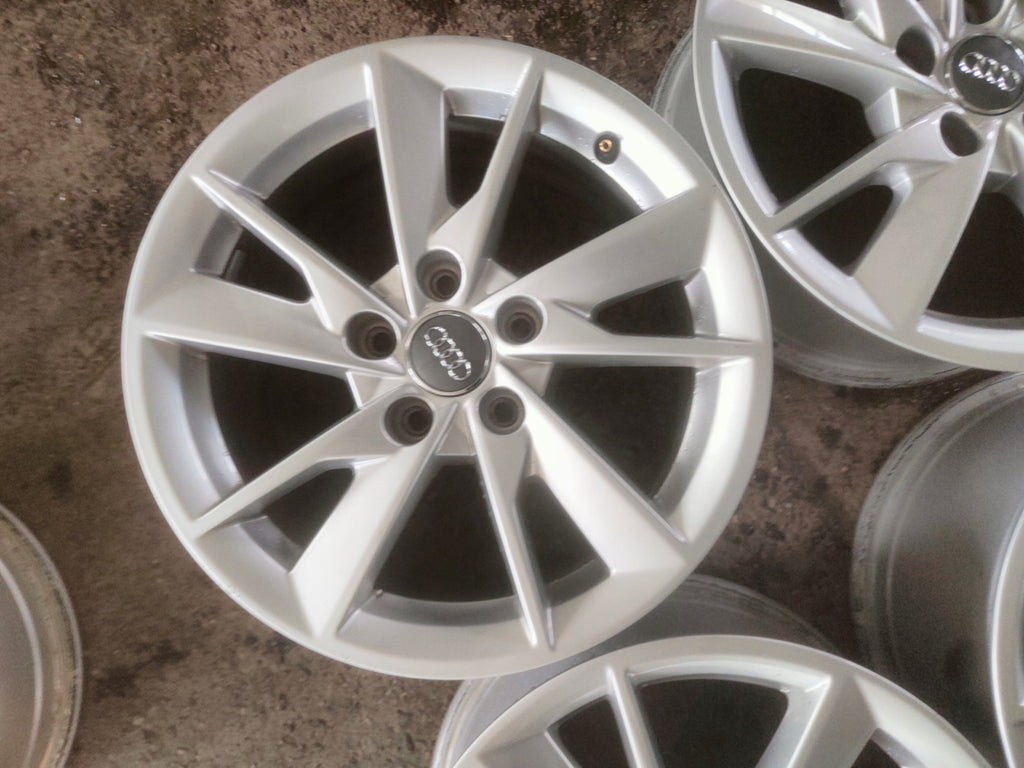 4x Alufelge 16 Zoll 7.0" 5x112 35ET Glanz Silber 8W0601025 Audi A4 B8 Rim Wheel FEL4616345222dx