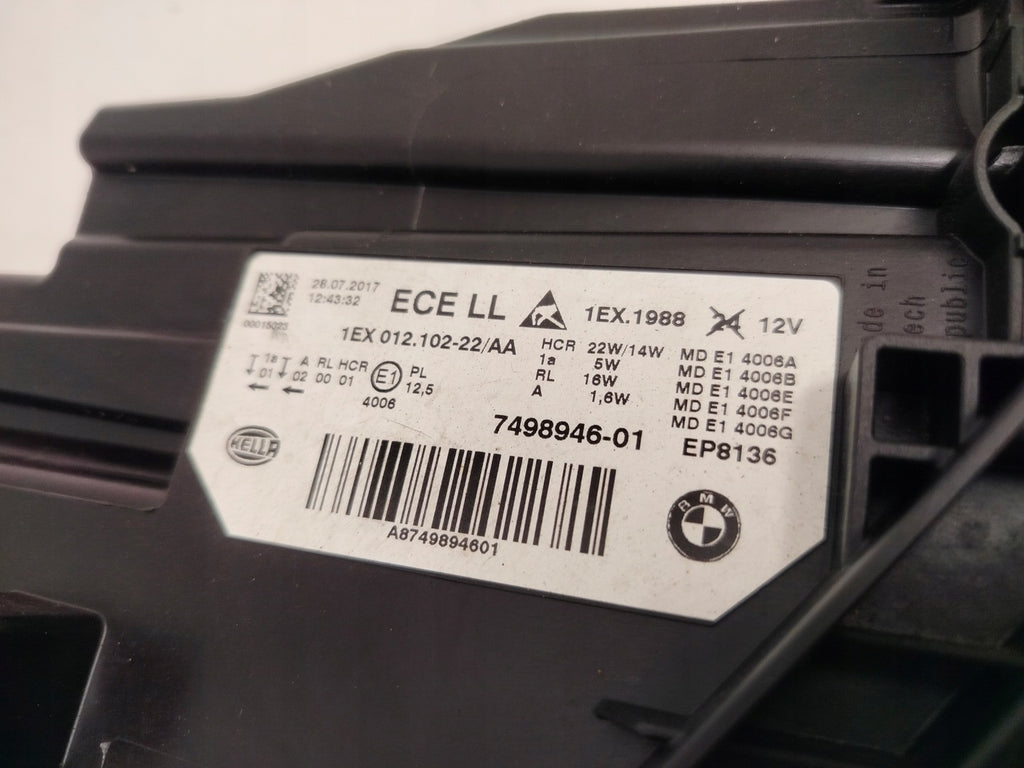 Frontscheinwerfer BMW F30 7498946-01 Full LED Rechts Scheinwerfer Headlight SCH7657145726eh