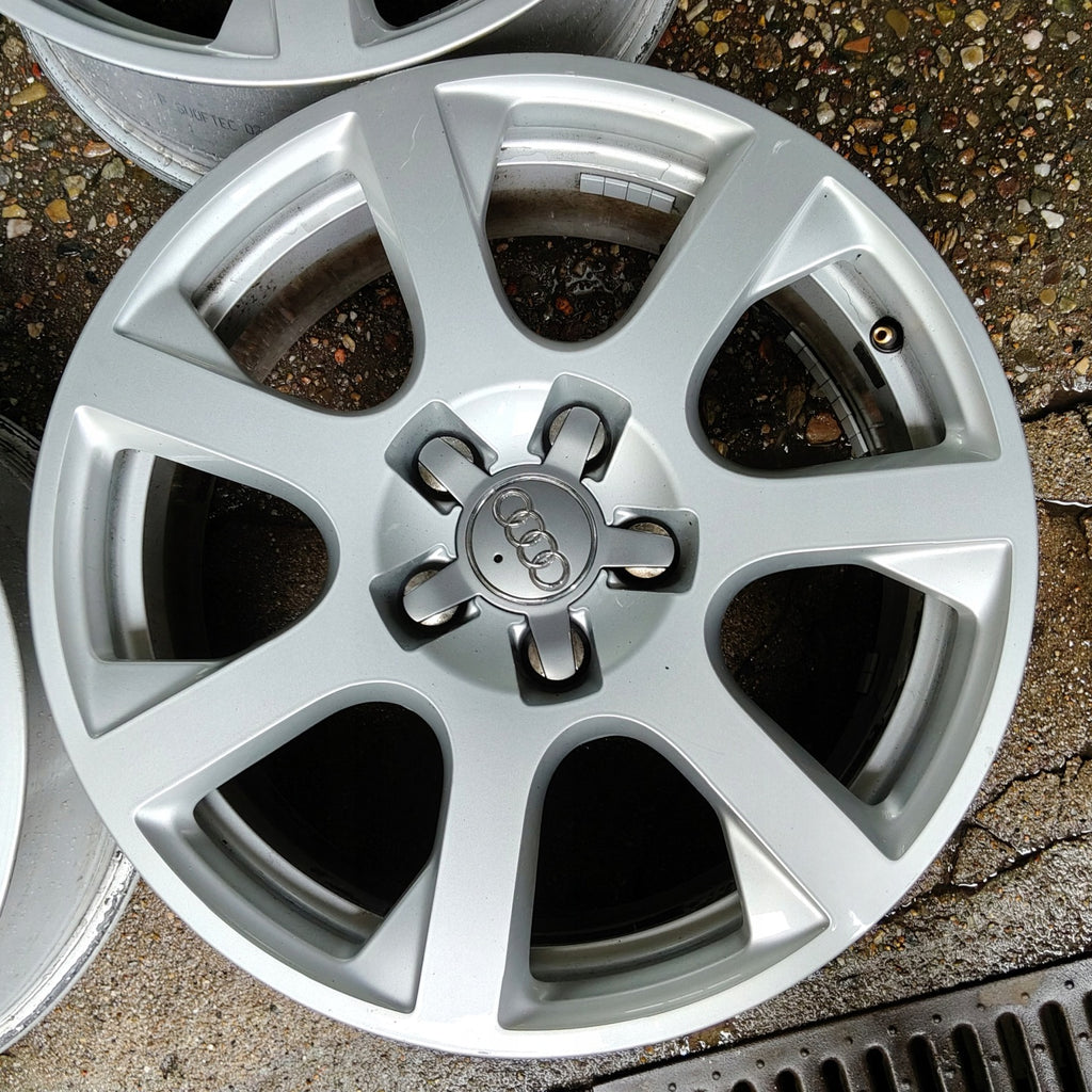 4x Alufelge 17 Zoll 7.0" 5x112 37ET Glanz Silber 8R0601025E Audi Rim Wheel FEL2313051245wb
