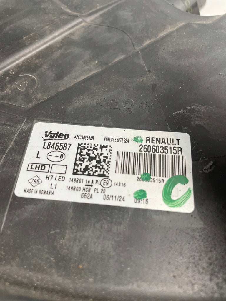 Frontscheinwerfer Dacia Duster 260603515R LED Links Scheinwerfer Headlight