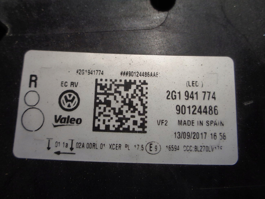 Frontscheinwerfer VW Polo 2G1941774 LED Rechts Scheinwerfer Headlight