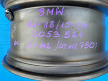 Load image into Gallery viewer, 1x Alufelge 18 Zoll 8.0" 5x112 54ET Matt Schwarz 8053524 BMW 8 Rim Wheel FEL5181363704ja