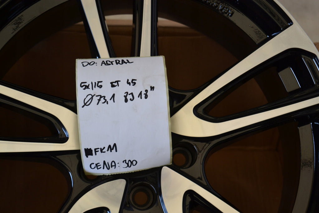 1x Alufelge 18 Zoll 8.0" 5x115 45ET Rim Wheel