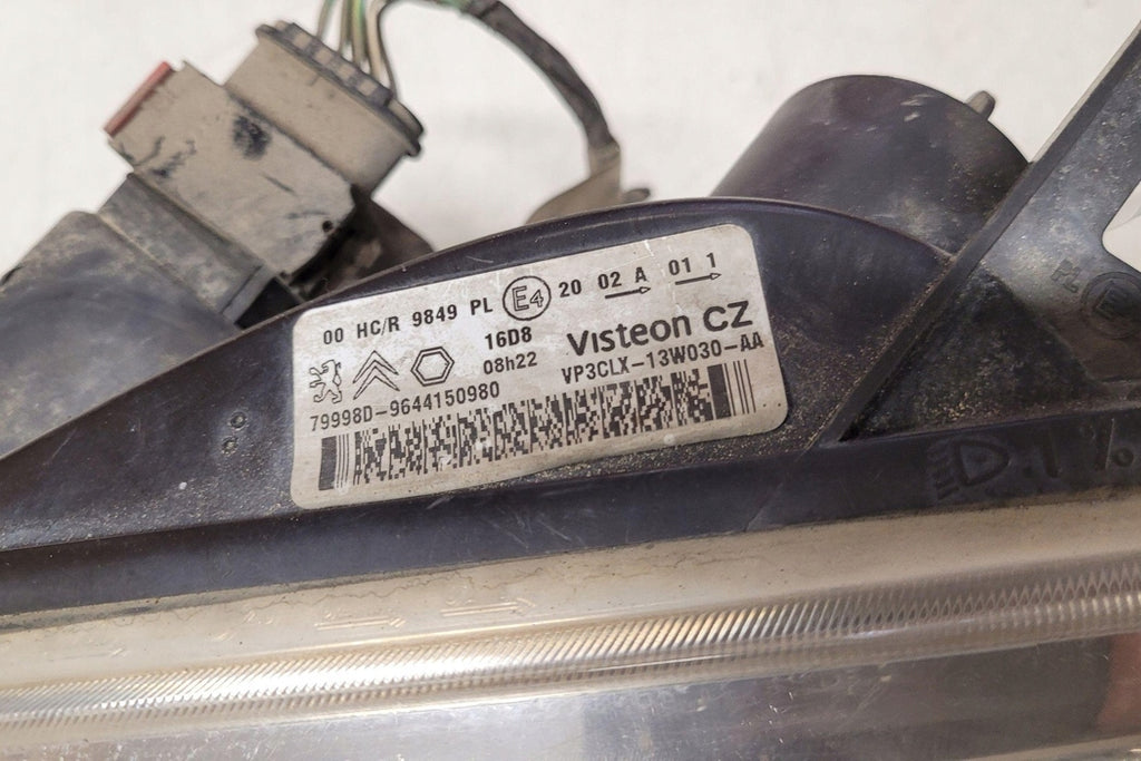 Frontscheinwerfer Citroën Berlingo 9644150980 Links Scheinwerfer Headlight