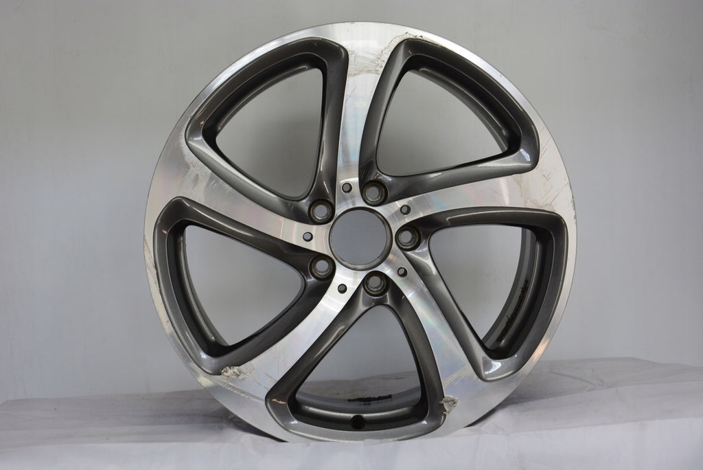 1x Alufelge 18 Zoll 8.0" 5x112 43ET Glanz Schwarz A2134013200 Mercedes-Benz