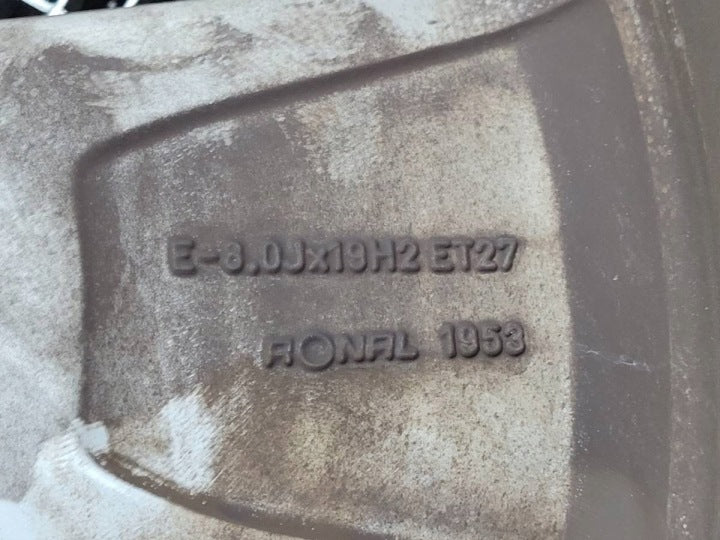 1x Alufelge 19 Zoll 8.0" 5x112 27ET Glanz Silber 8R0601025P Audi Q5 8rb FEL1531148556an
