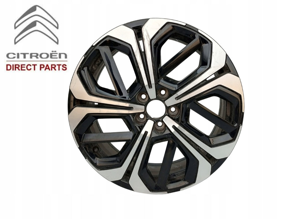 1x Alufelge 19 Zoll 7.0" 5x108 41ET Glanz 9837772280 Citroën C5 I X Rim Wheel FEL4843889024um