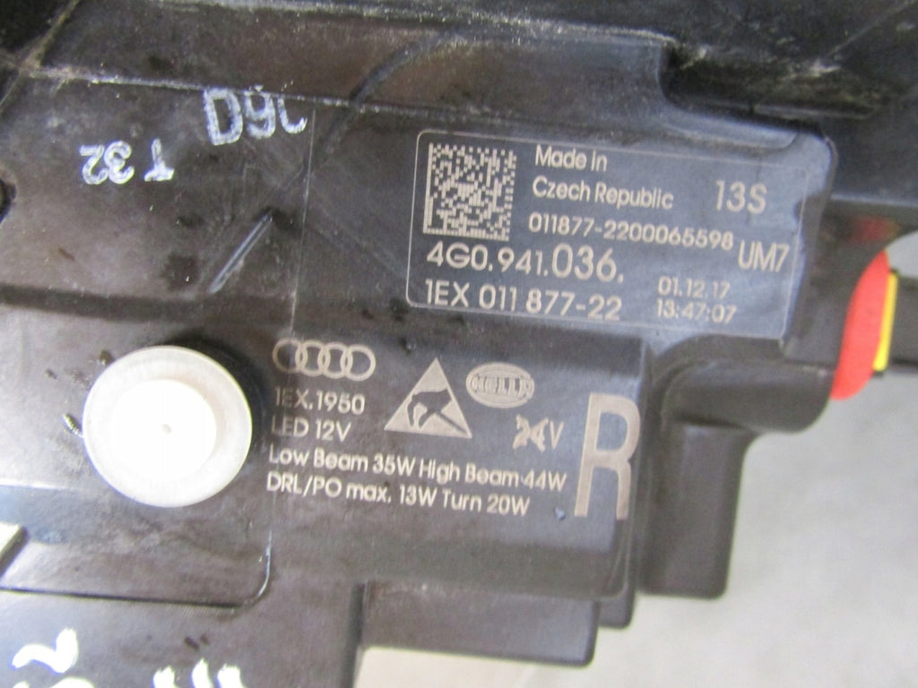 Frontscheinwerfer Audi A6 4G0941036 LED Rechts Scheinwerfer Headlight