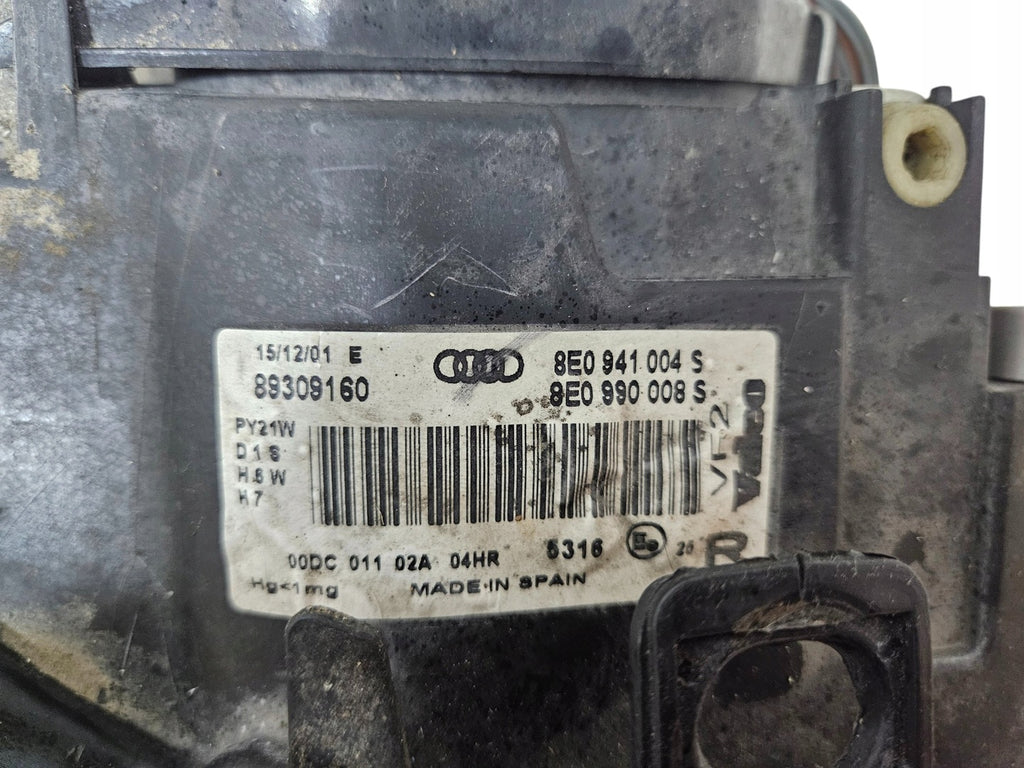 Frontscheinwerfer Audi A4 B6 8E0941004S Rechts Scheinwerfer Headlight