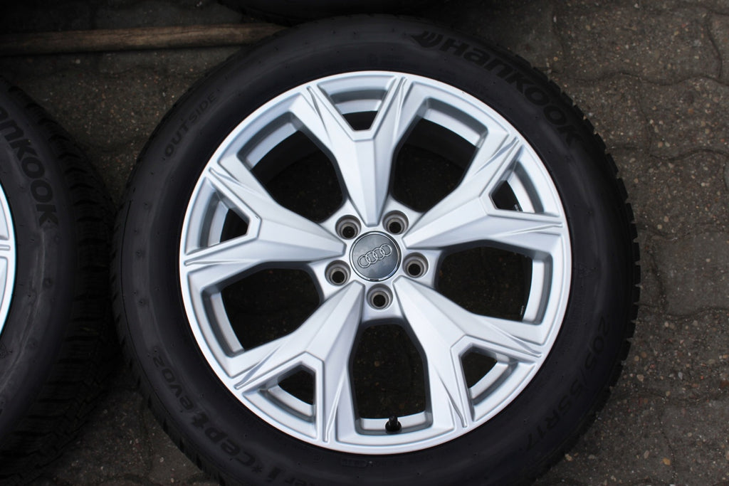 4x Alufelge 17 Zoll 7.0" 5x100 43ET Glanz Silber 82A601025S Audi Rim Wheel FEL7005776193nv