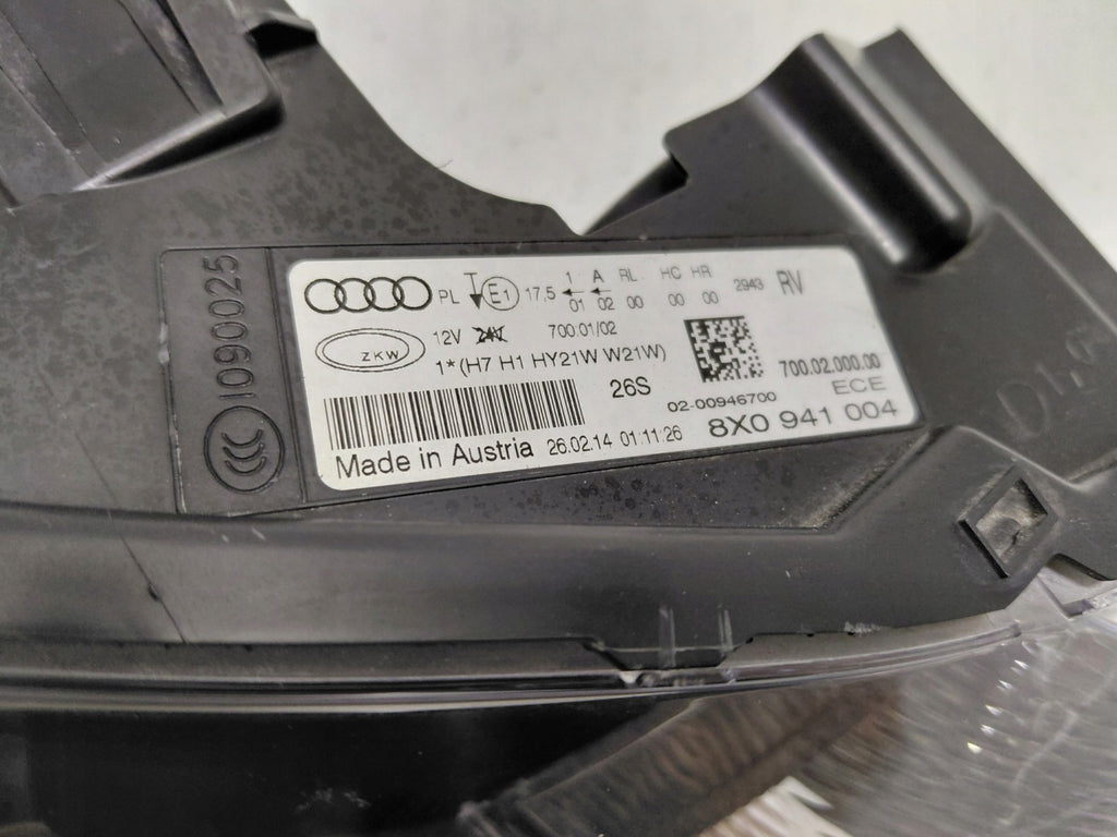 Frontscheinwerfer Audi A1 8X0941004 Rechts Scheinwerfer Headlight SCH2001535296jh