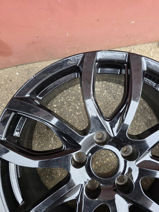 1x Alufelge 18 Zoll 7.5" 5x114.3 49 5ET Glanz Schwarz KBA50505 Hyundai I FEL9437010087tu