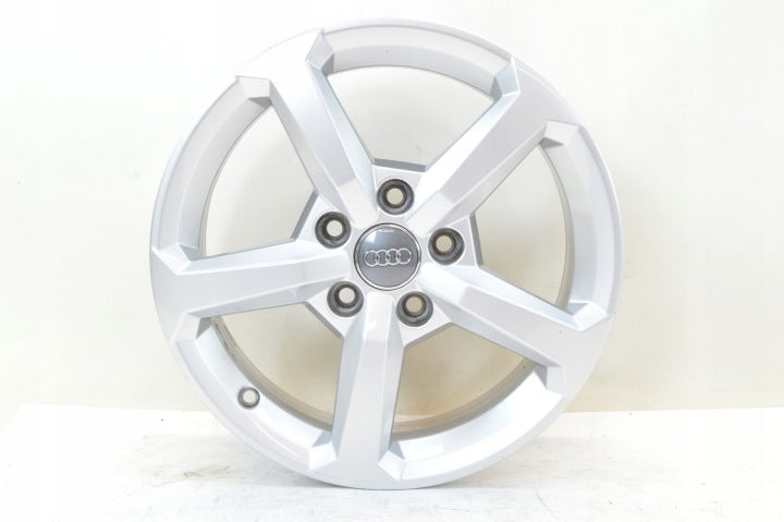 4x Alufelge 16 Zoll 6.5" 5x112 43ET Silber Audi Rim Wheel FEL2490160224gx