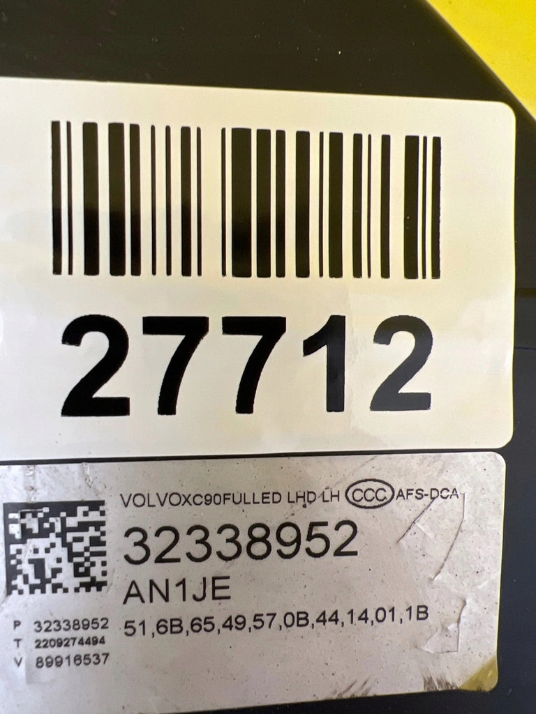 Frontscheinwerfer Volvo Xc90 II 32338952 LED Ein Stück (Rechts oder Links)