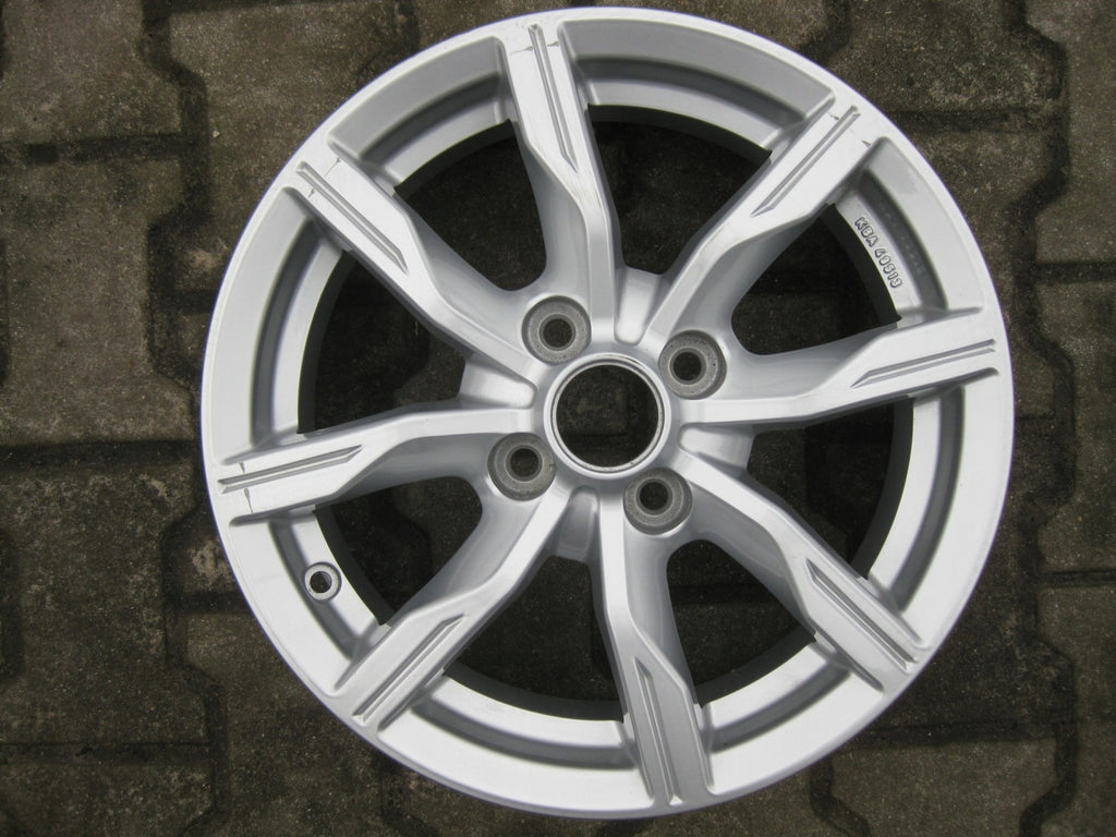 1x Alufelge 15 Zoll 5.5" 4x100 40ET Silber KE4093V000 Nissan Micra I Rim Wheel FEL7865299077xu