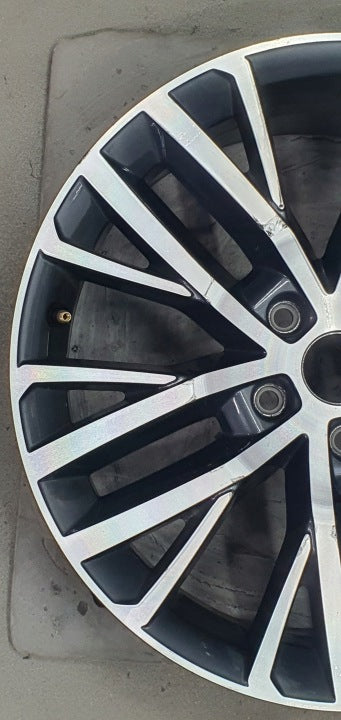 1x Alufelge 18 Zoll 7.5" 5x112 46ET Glanz Graphit 5FA601025D Mg Leon Rim Wheel FEL2093562821at
