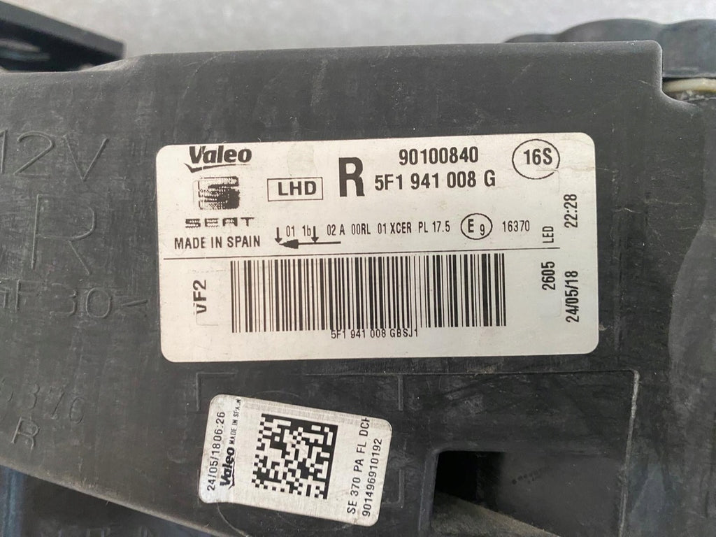 Frontscheinwerfer Seat Leon 5F1941008G LED Rechts Scheinwerfer Headlight