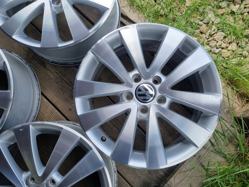 4x Alufelge 17 Zoll 7.0" 5x112 54ET Glanz Silber 5K0601025R VW Golf Vi Rim Wheel FEL3933125735rb