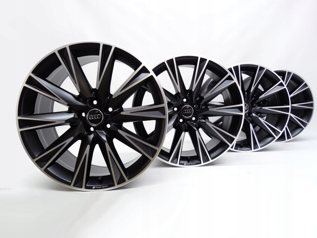 4x Alufelge 20 Zoll 9.0" 5x112 38ET Glanz Schwarz 4KE071490A Audi E-Tron FEL1000583392sw