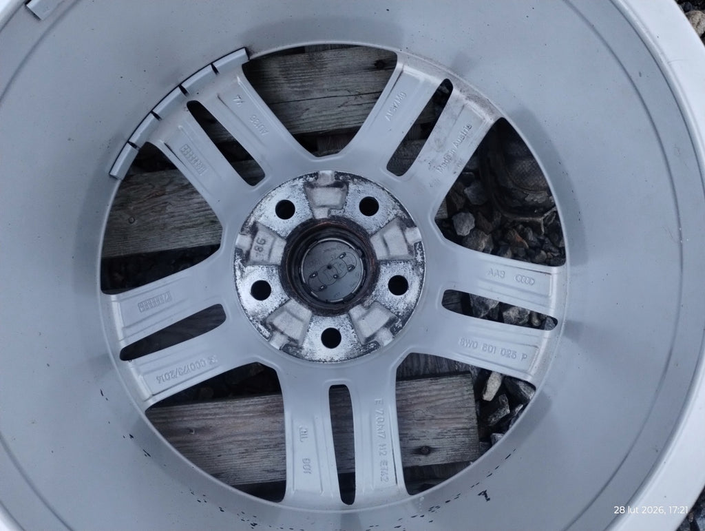 4x Alufelge 17 Zoll 7.0" 5x112 42ET Glanz Silber 8W0601025P Audi Rim Wheel FEL4972618657ps