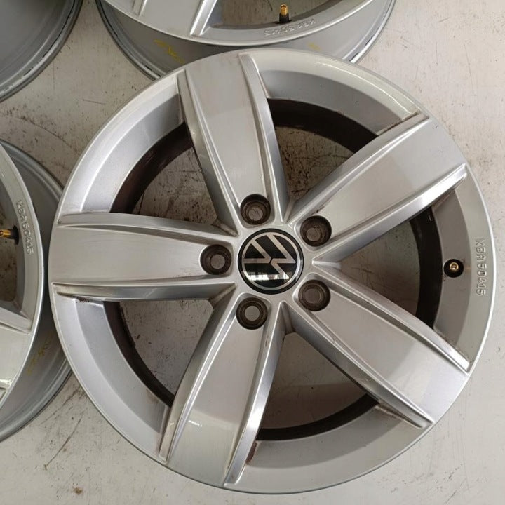 4x Alufelge 16 Zoll 6.0" 5x112 43ET 2GA601025Q Seat Ateca Karoq T-Roc Rim Wheel FEL7569119609vi
