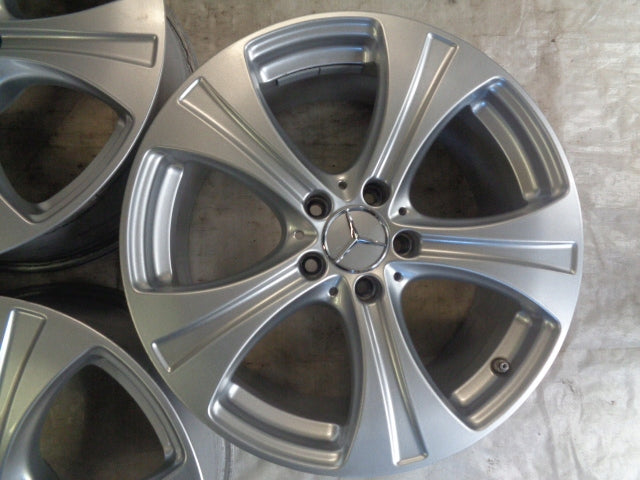 4x Alufelge 18 Zoll 8.0" 5x112 38ET Silber A2534010800 Mercedes-Benz Glc FEL1394181008as