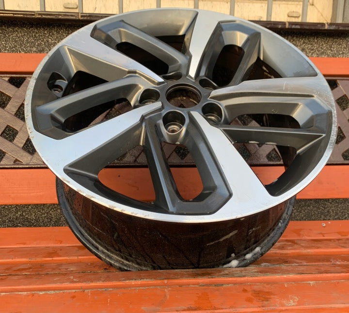 1x Alufelge 18 Zoll 7.5" 5x114.3 52ET 52910J9300 Hyundai Tucson Rim Wheel FEL9081192111kr