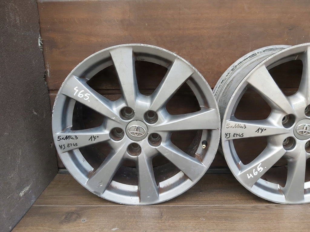 1x Alufelge 17 Zoll 7.0" 5x114.3 Toyota Corolla Verso Avensis Rim Wheel