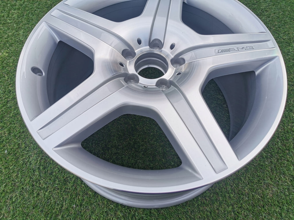 1x Alufelge 19 Zoll 9.5" 5x112 46ET Glanz Silber A1644011902 Mercedes-Benz Amg FEL4796166329qe