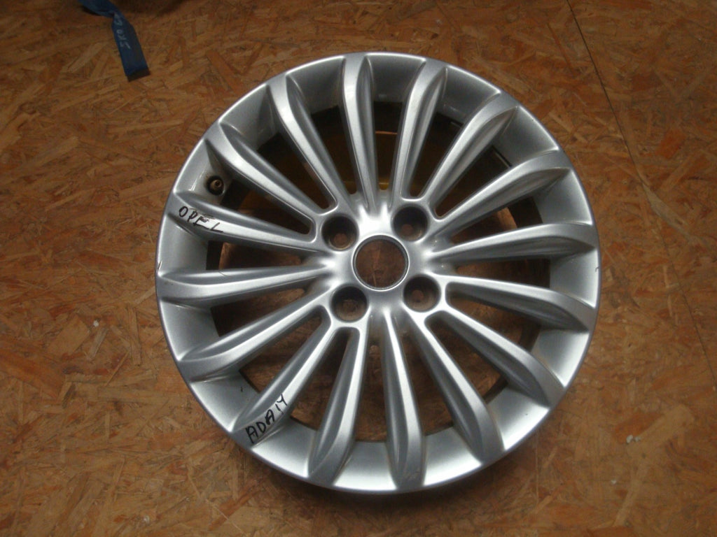 1x Alufelge 16 Zoll 6.5" 4x100 40ET Glanz Silber OP071 Opel Corsa Rim Wheel