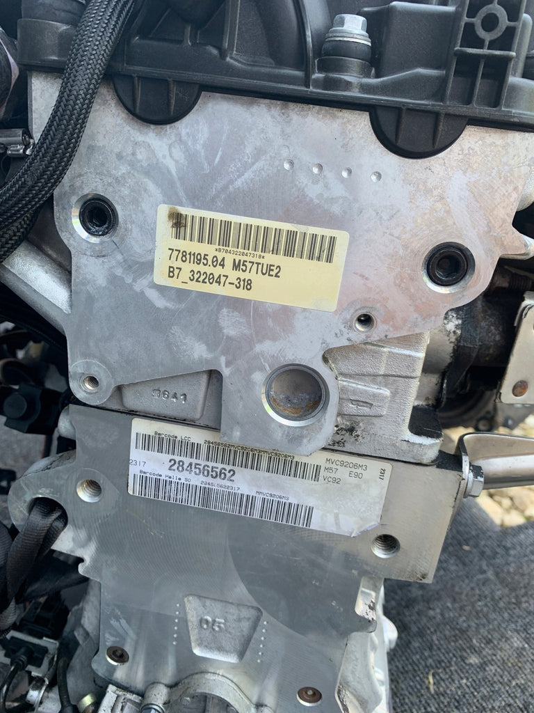 Motor BMW E91 E90 M57TUE2 3.0 204TKm Diesel Engine Komplett