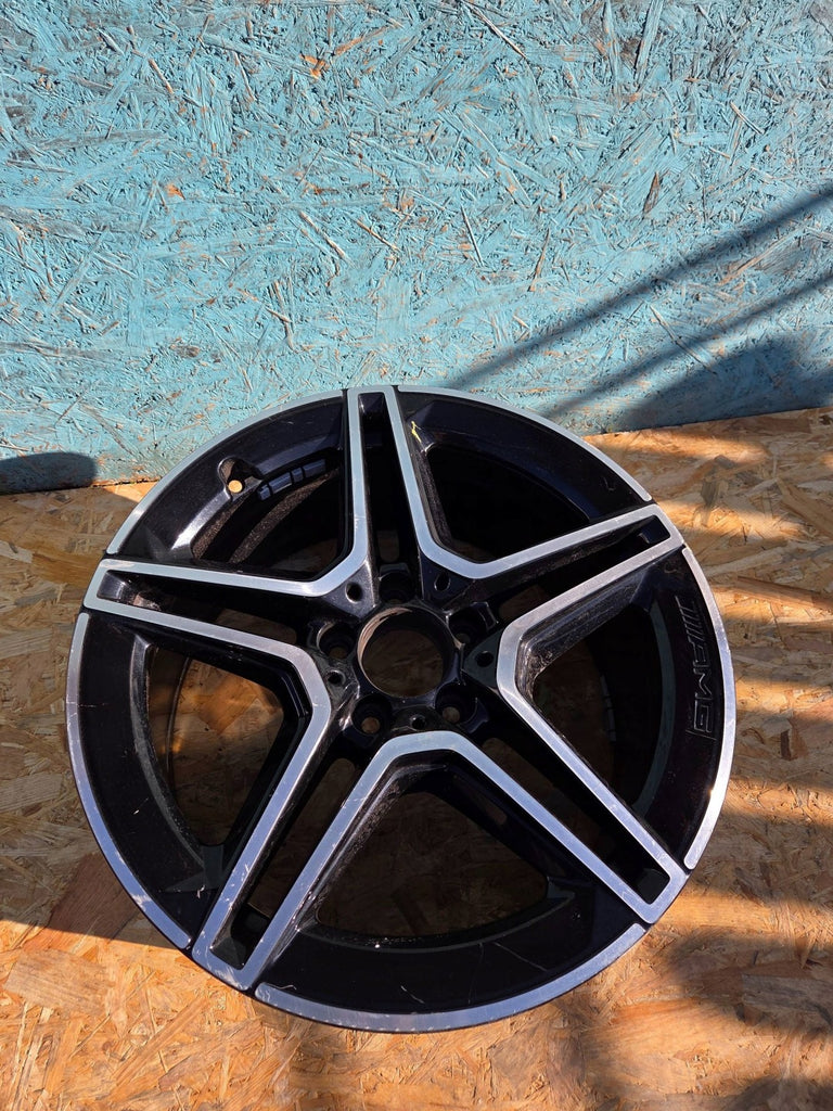 1x Alufelge 18 Zoll 8.5" 5x112 49ET Glanz Grau A2054019600 Mercedes-Benz W205 FEL2220101859bz