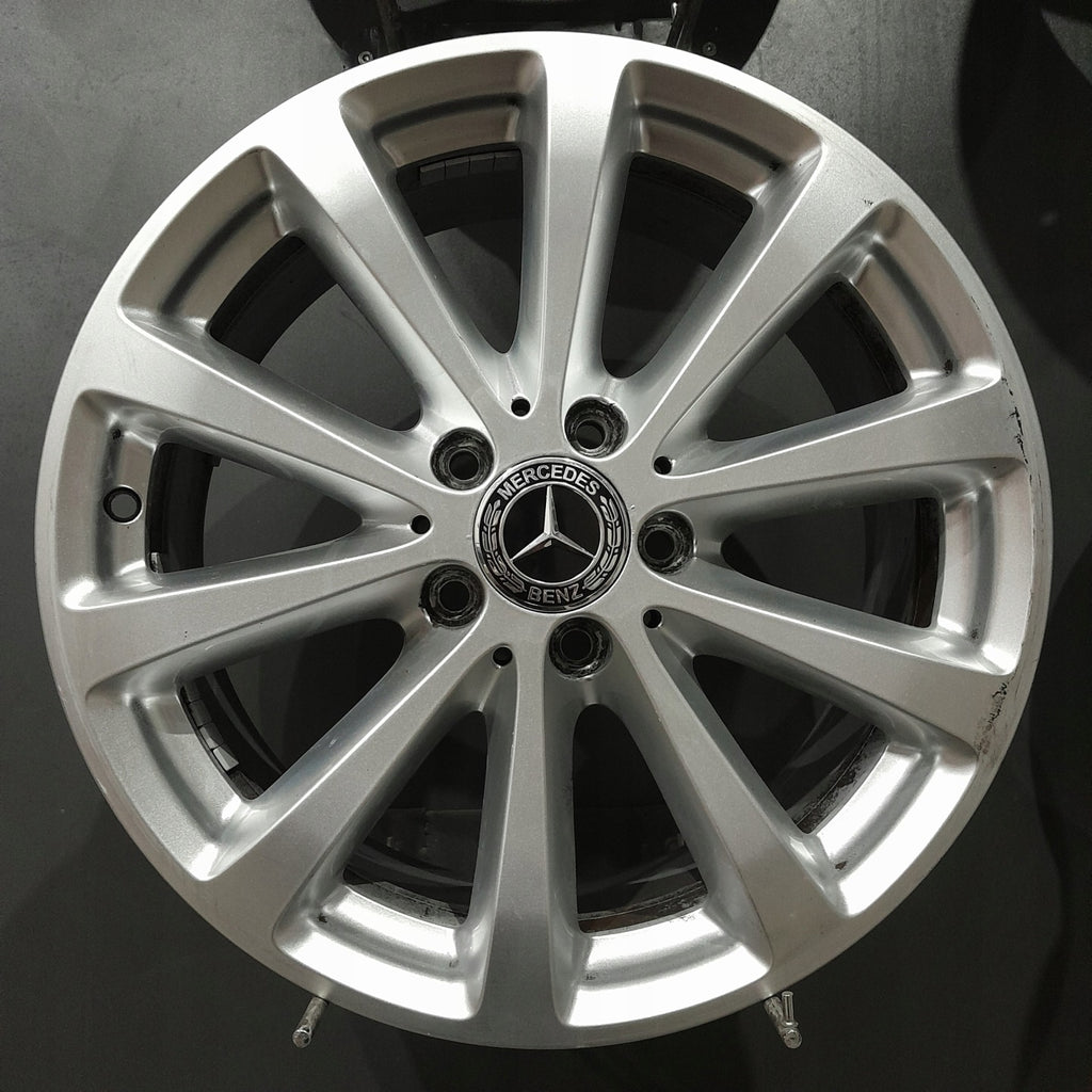 4x Alufelge 17 Zoll 7.5" 5x112 40ET Glanz Silber A2134011300 Mercedes-Benz W213 FEL7402267294wq