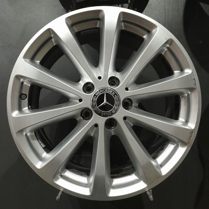 4x Alufelge 17 Zoll 7.5" 5x112 40ET Glanz Silber A2134011300 Mercedes-Benz W213 FEL7402267294wq