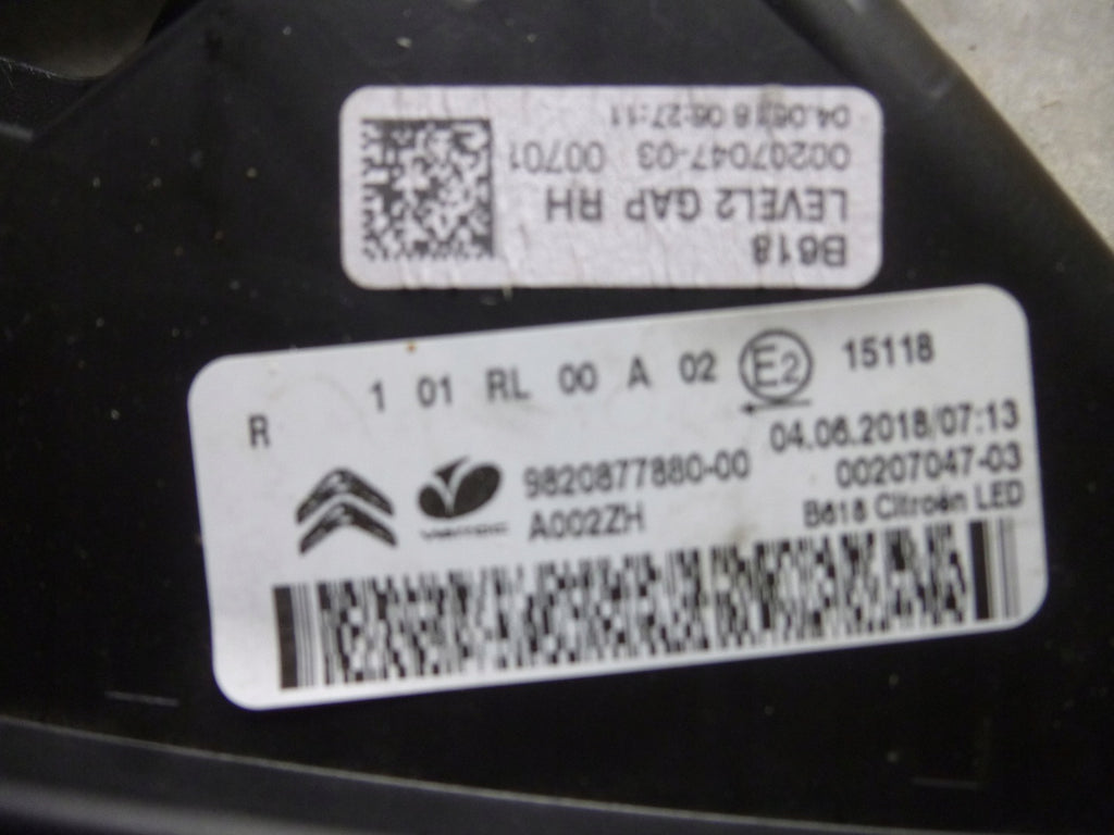 Frontscheinwerfer Citroën C3 L90203168 LED Rechts Scheinwerfer Headlight