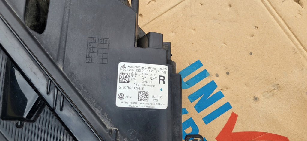 Frontscheinwerfer VW Polo 6r Touran 5TB941036B LED Rechts Scheinwerfer Headlight