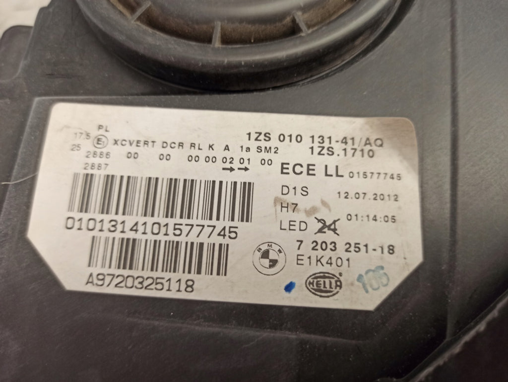 Frontscheinwerfer BMW F10 I 7203251-18 Xenon Links Scheinwerfer Headlight SCH5959370341ob