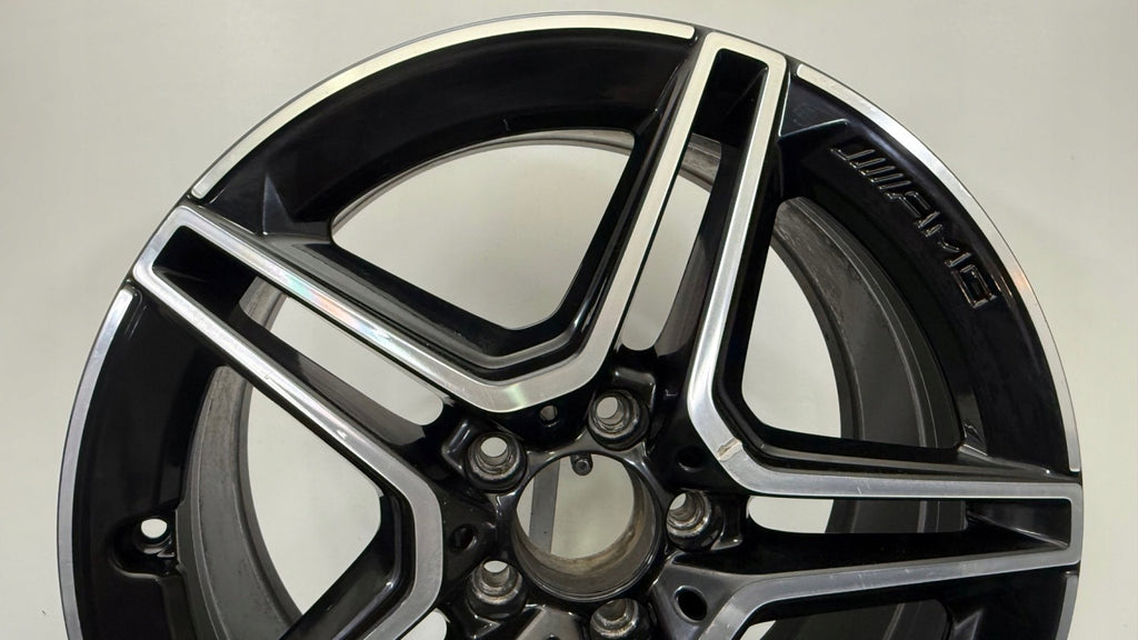 1x Alufelge 18 Zoll 8.0" 5x112 43ET Glanz Schwarz A2134016300 Mercedes-Benz Amg FEL6765134053wa