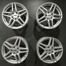 Laden Sie das Bild in den Galerie-Viewer, 4x Alufelge 17 Zoll 7.0" 5x112 44 5ET Glanz Silber Mercedes-Benz W206 Rim Wheel FEL4445491254pm
