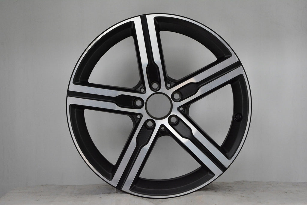 1x Alufelge 18 Zoll 7.5" 5x112 49ET Matt Schwarz A1774013200 Mercedes-Benz