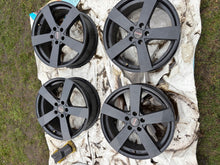 Laden Sie das Bild in den Galerie-Viewer, 4x Alufelge 18 Zoll 7.5" 5x115 48ET Matt Schwarz KBA49735 Rim Wheel FEL9996985589kb