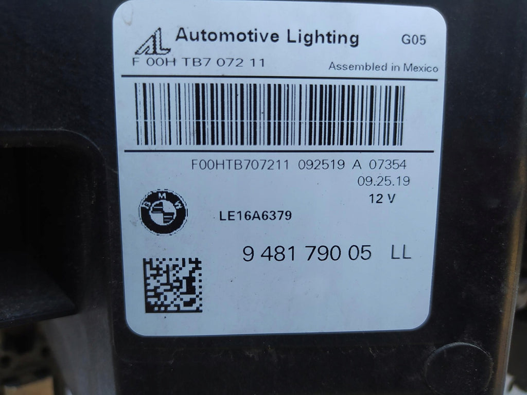 Frontscheinwerfer BMW X5 G05 F95 G06 F96 9481790-05 Laser Rechts Headlight SCH6345956936rj
