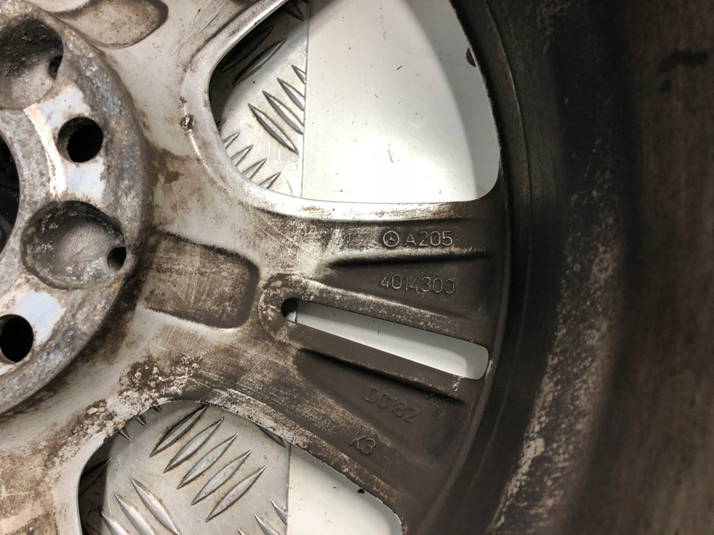 1x Alufelge 17 Zoll 7.0" 5x112 48 5ET Matt Silber A2054014300 Mercedes-Benz W205 FEL6281669308ll