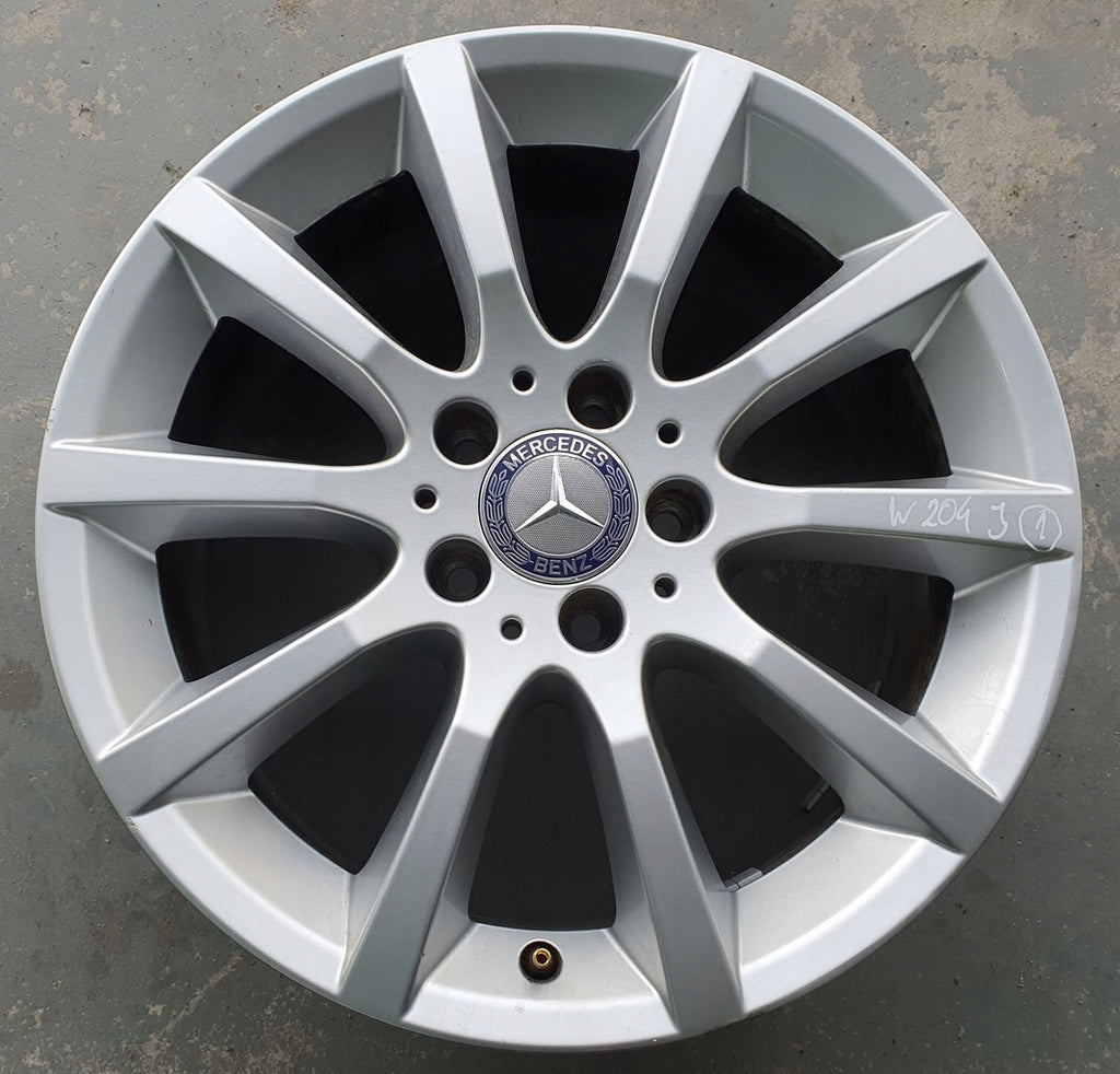 1x Alufelge 17 Zoll 7.5" 5x112 47ET Mercedes-Benz W204 Rim Wheel