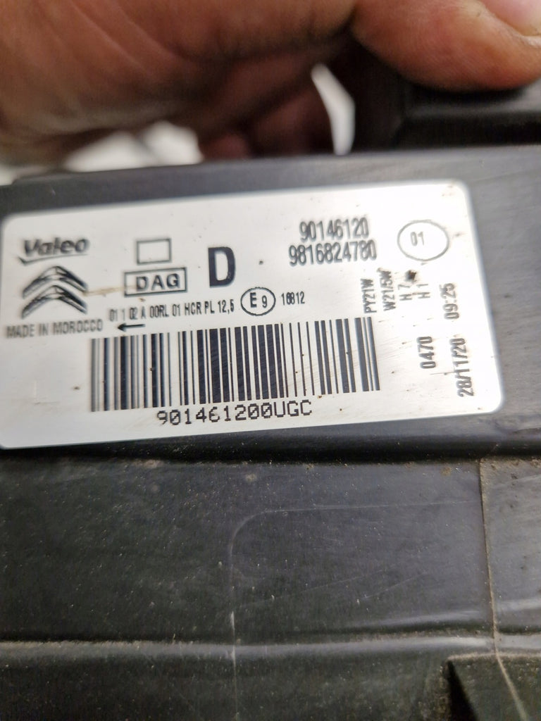 Frontscheinwerfer Citroën Berlingo 9816824880 LED Ein Stück (Rechts oder Links)