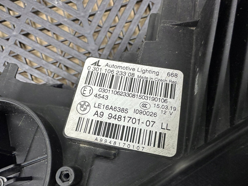 Frontscheinwerfer BMW 3 G21 G20 9481701 LE16A6385 030110623308 Links Headlight SCH7054368193tu
