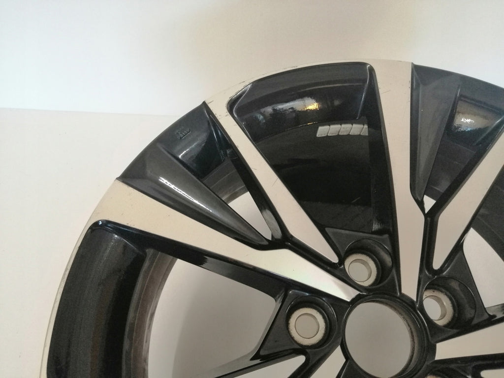 1x Alufelge 18 Zoll 7.0" 5x114.3 35ET Glanz Schwarz Toyota C-Hr Chr Rim Wheel FEL4530462783la