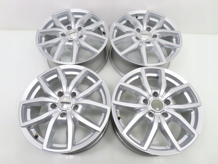 4x Alufelge 17 Zoll 7.5" 5x120 35ET Glanz Silber KBA49355 BMW F10 3 F30 E60 E90 FEL9006713066kb