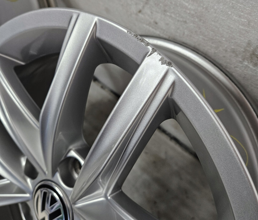 4x Alufelge 16 Zoll 6.5" 5x112 46ET 5G0601025CS VW Passat Golf VII Beetle Sharan FEL2739825532sl